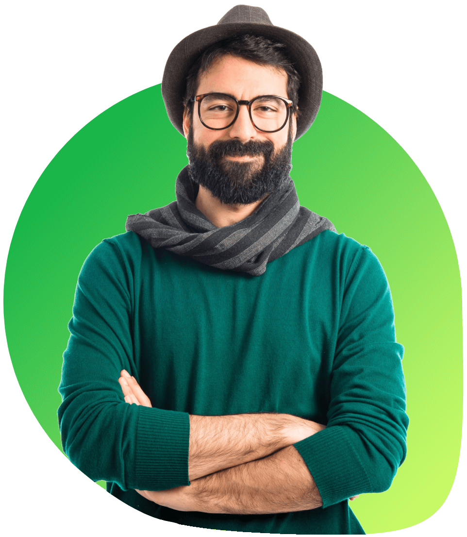 Man with arms crossed